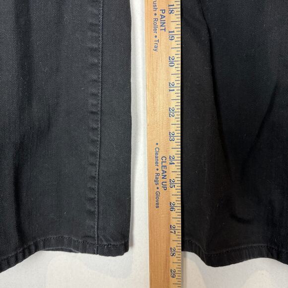 Venezia Jeans Womens 2 Petite Black Denim Stretch High-Rise Bootcut Leg Classic - Picture 11 of 14